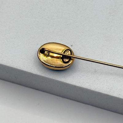 LOT 142: Vintage Stick Pins incl. Gold Fill, Vintage Eldorado 17 Jewels Ladies' Watch & Vintage Bulova 10k Gold Filled Watch Face