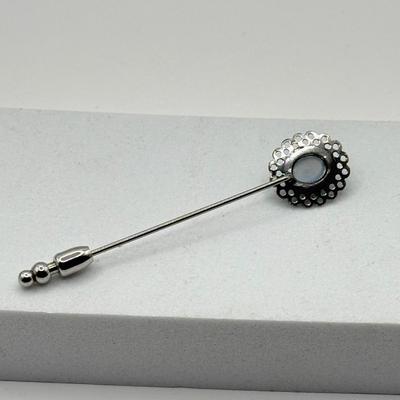 LOT 142: Vintage Stick Pins incl. Gold Fill, Vintage Eldorado 17 Jewels Ladies' Watch & Vintage Bulova 10k Gold Filled Watch Face