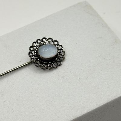 LOT 142: Vintage Stick Pins incl. Gold Fill, Vintage Eldorado 17 Jewels Ladies' Watch & Vintage Bulova 10k Gold Filled Watch Face