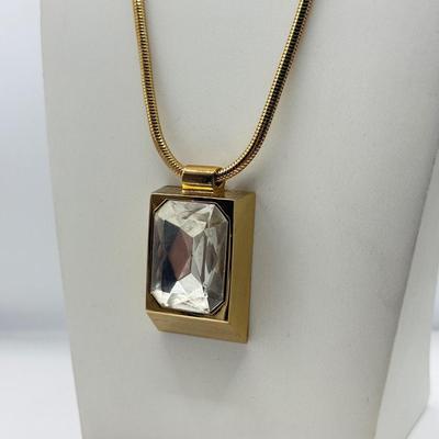 LOT 143J: Goldtone Jewelry: Dana Necklace, Napier Screwback Earrings & More