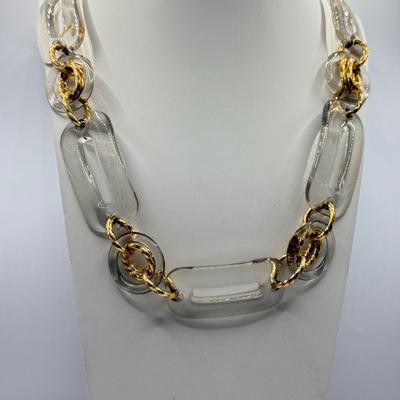 LOT 143J: Goldtone Jewelry: Dana Necklace, Napier Screwback Earrings & More
