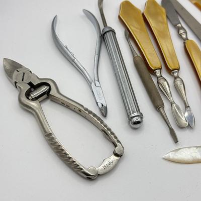 LOT 145J: Vintage Manicure Tools