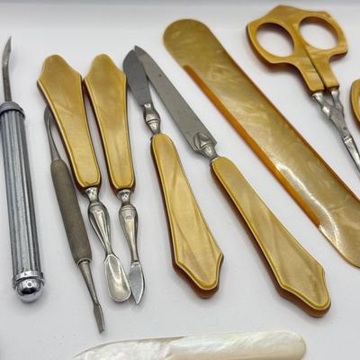 LOT 145J: Vintage Manicure Tools