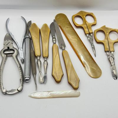 LOT 145J: Vintage Manicure Tools