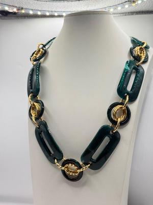 LOT 146: Teal & Turquoise Jewelry: Pendant Necklaces, Pierced Earrings & Rings incl Sara Coventry