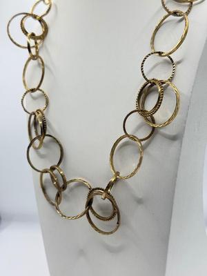 LOT 151J: Six Goldtone Necklaces: Chico’s, Macy’s & More