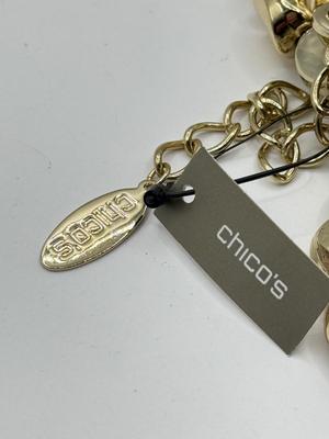 LOT 151J: Six Goldtone Necklaces: Chico’s, Macy’s & More