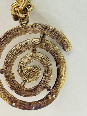 LOT 152J: Collection of Goldtone Fashion Necklaces: NY, Chico’s & More