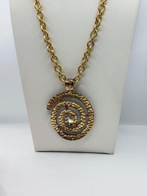 LOT 152J: Collection of Goldtone Fashion Necklaces: NY, Chico’s & More