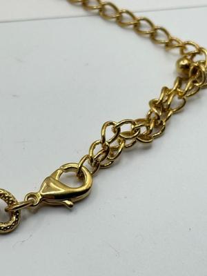 LOT 152J: Collection of Goldtone Fashion Necklaces: NY, Chico’s & More