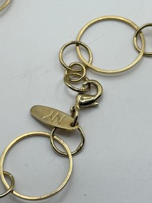 LOT 152J: Collection of Goldtone Fashion Necklaces: NY, Chico’s & More