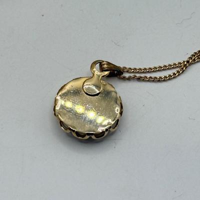 LOT 157J: Collection of Goldtone Necklaces: Aigner, Monet & More