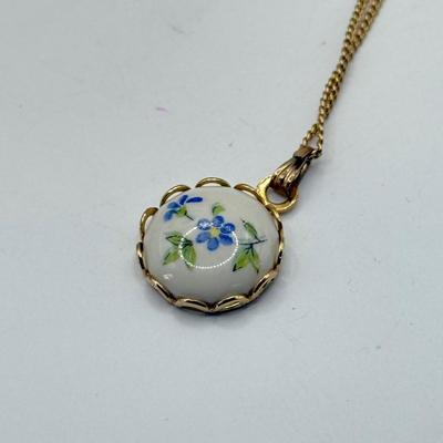 LOT 157J: Collection of Goldtone Necklaces: Aigner, Monet & More