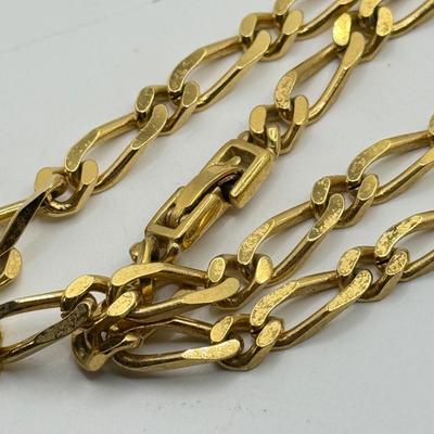 LOT 160J: Goldtone Chain Belts & Necklaces