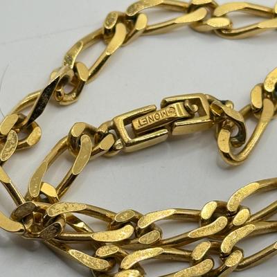 LOT 160J: Goldtone Chain Belts & Necklaces