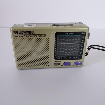 LOT 164Z: Vintage Radios, Sony Walkman, World Reciever Radio & Thermometer