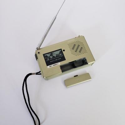 LOT 164Z: Vintage Radios, Sony Walkman, World Reciever Radio & Thermometer
