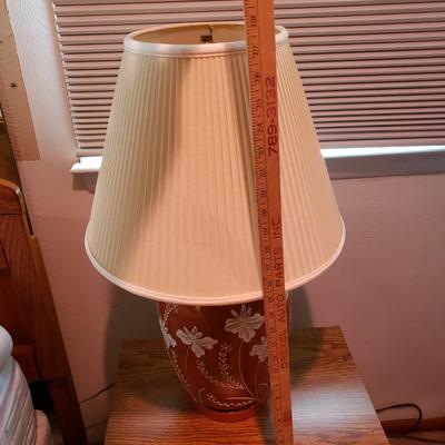 LOT 167Z: Bedroom Set: Two Nightstands with Matching Headboard & Pair of Lamps