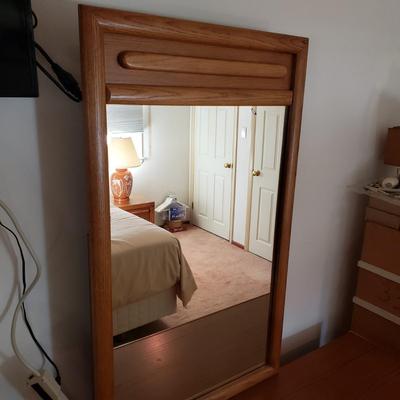 LOT 168Z: Nine Drawer Dresser with Mirror