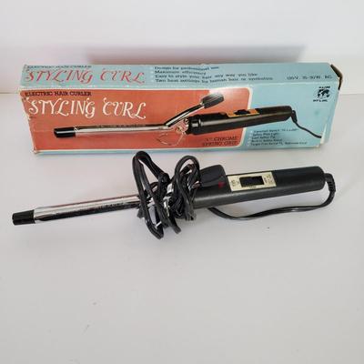 LOT 169Z: Assorted Hair Tools-Straighteners, Curlers, Hair Dryer