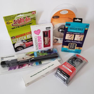 LOT 172Z: New in Box Products-Pepper Spray, Bluetooth Headsets & More