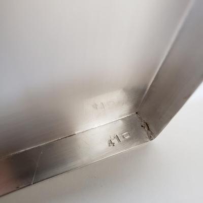 LOT 174Z: Pottery Barn Silver Plated Box, New in Box Christmas Ornaments & Novelty Christmas Light Necklace