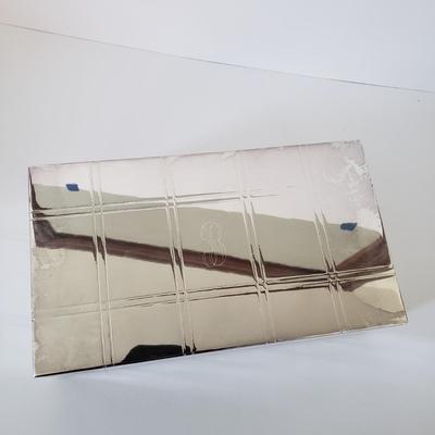 LOT 174Z: Pottery Barn Silver Plated Box, New in Box Christmas Ornaments & Novelty Christmas Light Necklace