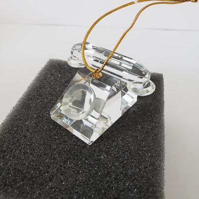 LOT 174Z: Pottery Barn Silver Plated Box, New in Box Christmas Ornaments & Novelty Christmas Light Necklace