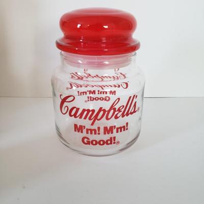 LOT Campbell's Soup Collection: Soup Timer, Glass Canister, Andy Warhol Can & More