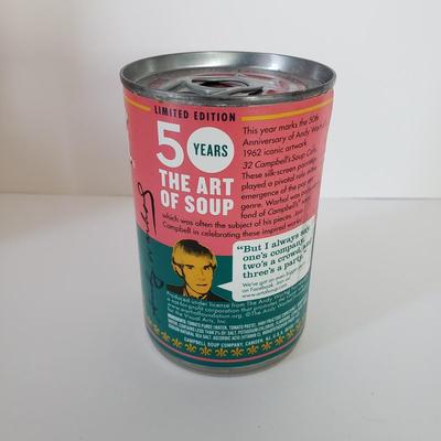 LOT Campbell's Soup Collection: Soup Timer, Glass Canister, Andy Warhol Can & More