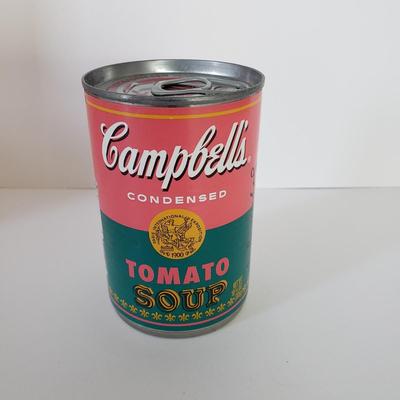 LOT Campbell's Soup Collection: Soup Timer, Glass Canister, Andy Warhol Can & More