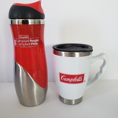 LOT 178Z: Campbell's Soup Collection with Souper Stars on Ice Mug, Andy Warhol Can. Coin Bank & More