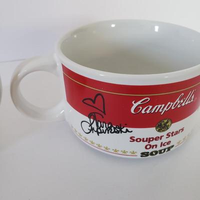 LOT 178Z: Campbell's Soup Collection with Souper Stars on Ice Mug, Andy Warhol Can. Coin Bank & More