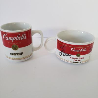 LOT 178Z: Campbell's Soup Collection with Souper Stars on Ice Mug, Andy Warhol Can. Coin Bank & More