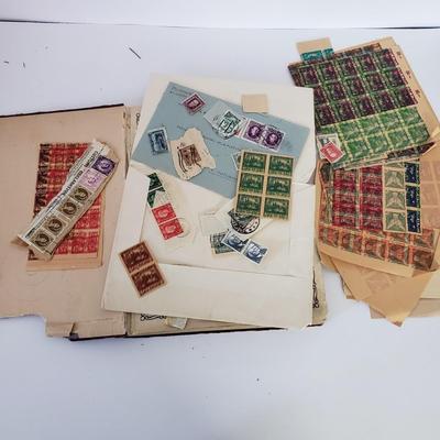 LOT 180Z: Vintage Stamp Album, Slovensky Typograf Art Book & Airplane Scrap Book