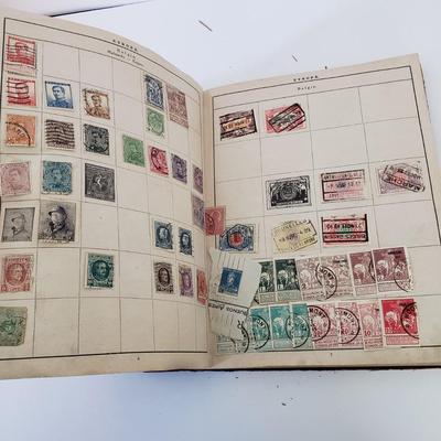 LOT 180Z: Vintage Stamp Album, Slovensky Typograf Art Book & Airplane Scrap Book