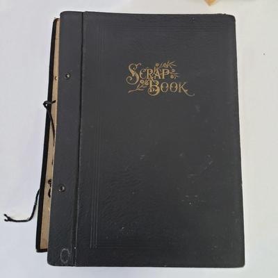 LOT 180Z: Vintage Stamp Album, Slovensky Typograf Art Book & Airplane Scrap Book