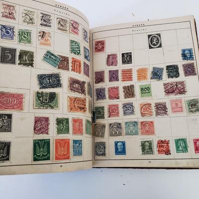 LOT 180Z: Vintage Stamp Album, Slovensky Typograf Art Book & Airplane Scrap Book