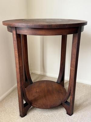 LOT 185L: Vintage Art Deco Style Pedestal Table