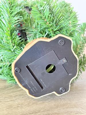 LOT 187L: Vintage Animated Christmas Decor w/ Boxes: Jingle Bell Rock Santa & Douglas Fir