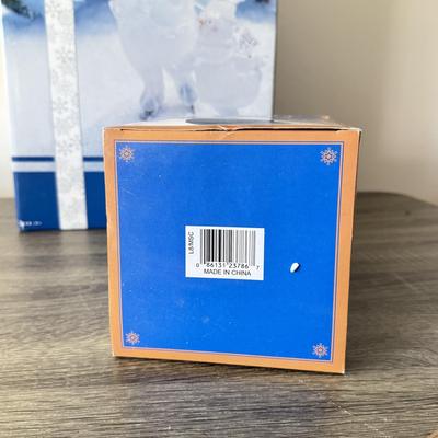 LOT 192L: Boxed Christmas Decor: Vintage Bubble Santa, Willie Winter & Glass Snowmen