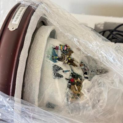 LOT 194L: Thomas Kinkade Collection: Christmas Ornaments, Snowman Light up Figure & Books