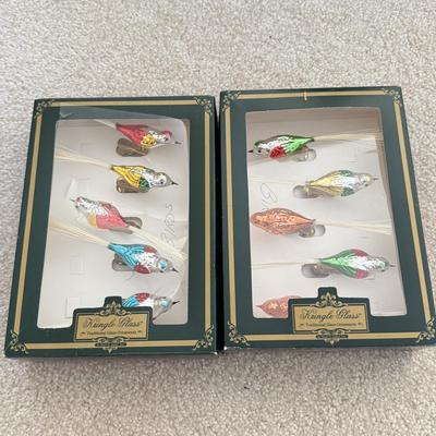 LOT 195L: Vintage & Modern Christmas Ornaments in Boxes