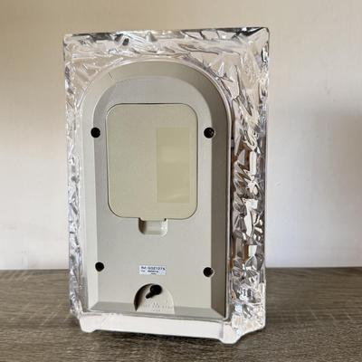 LOT 197H: Seiko Crystal Anniversary Clock, Angel Glass Figures, Crystal Vase & Frosted Glass Cherub