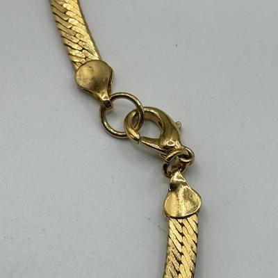 LOT 198J: Goldtone Chains, Belts & Bracelets: Monet, Anne Klein, Kramer & More