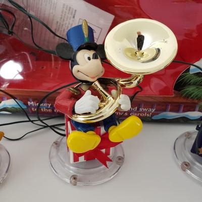 LOT 203D: Mickey & Minnie Holiday Animation in Box & Mickey Mouse Brass Band