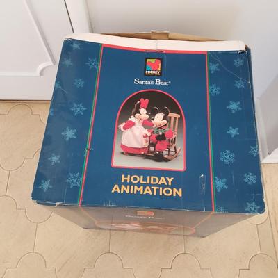 LOT 203D: Mickey & Minnie Holiday Animation in Box & Mickey Mouse Brass Band
