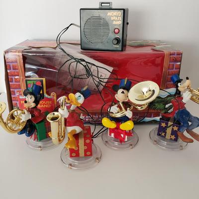 LOT 203D: Mickey & Minnie Holiday Animation in Box & Mickey Mouse Brass Band