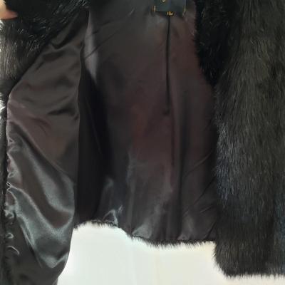 LOT 204Y: Faux Fur Jacket & Vest Size L