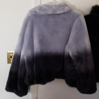 LOT 204Y: Faux Fur Jacket & Vest Size L